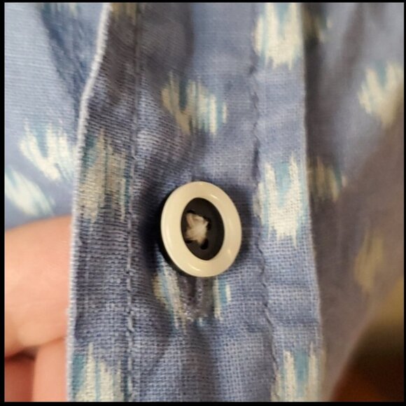 Armani Exchange A | X light blue slim fit button up top - Picture 4 of 14